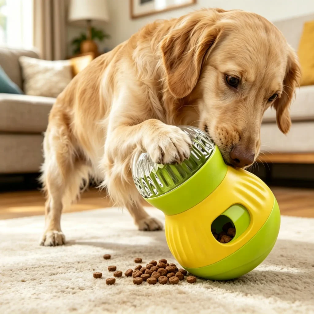 Wobble Treat Dispensing Dog Puzzle Toy